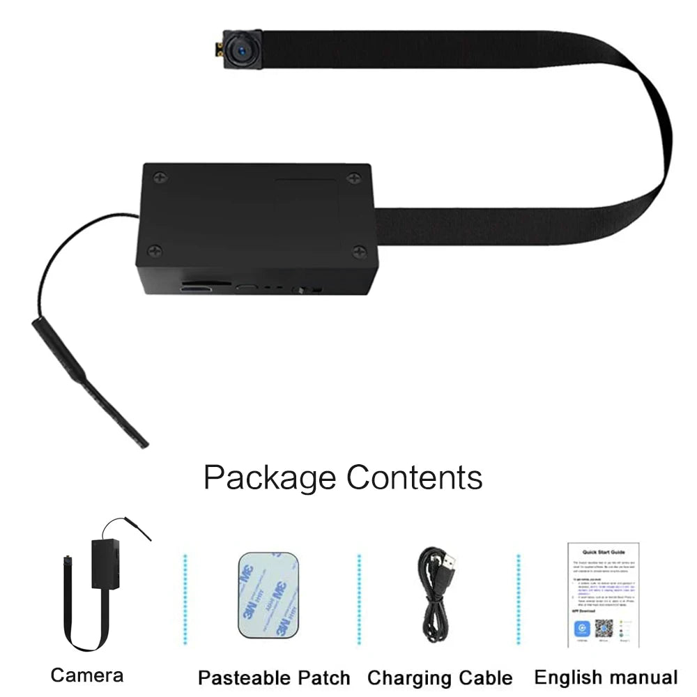 WiFi IP Mini Nanny Camera Modulo Motion P2P batteria Videocamera Videoregistratore Sicurezza domestica Micro camcorder telecomando Nascosto TF
