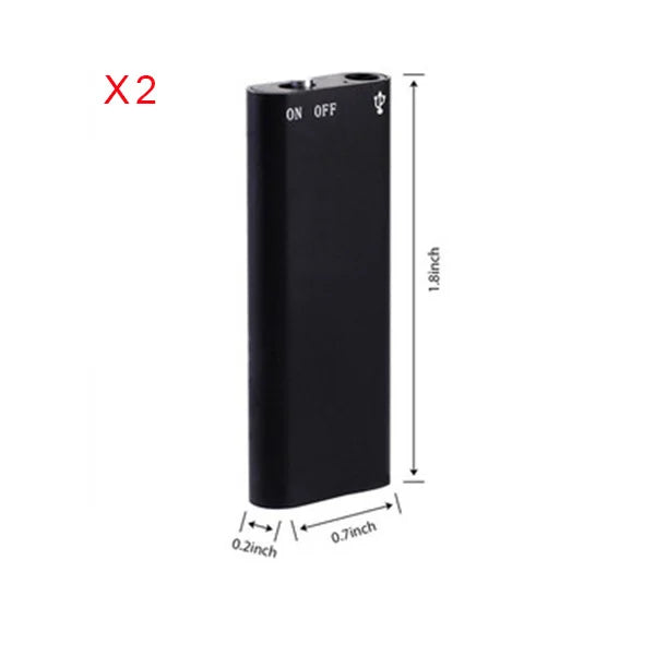 Ultra-sottile piccolo mini registratore vocale 4-32GB Digtal suono professionale attivato Dictaphone rumore ridurre registrare 8 GB lettore MP3