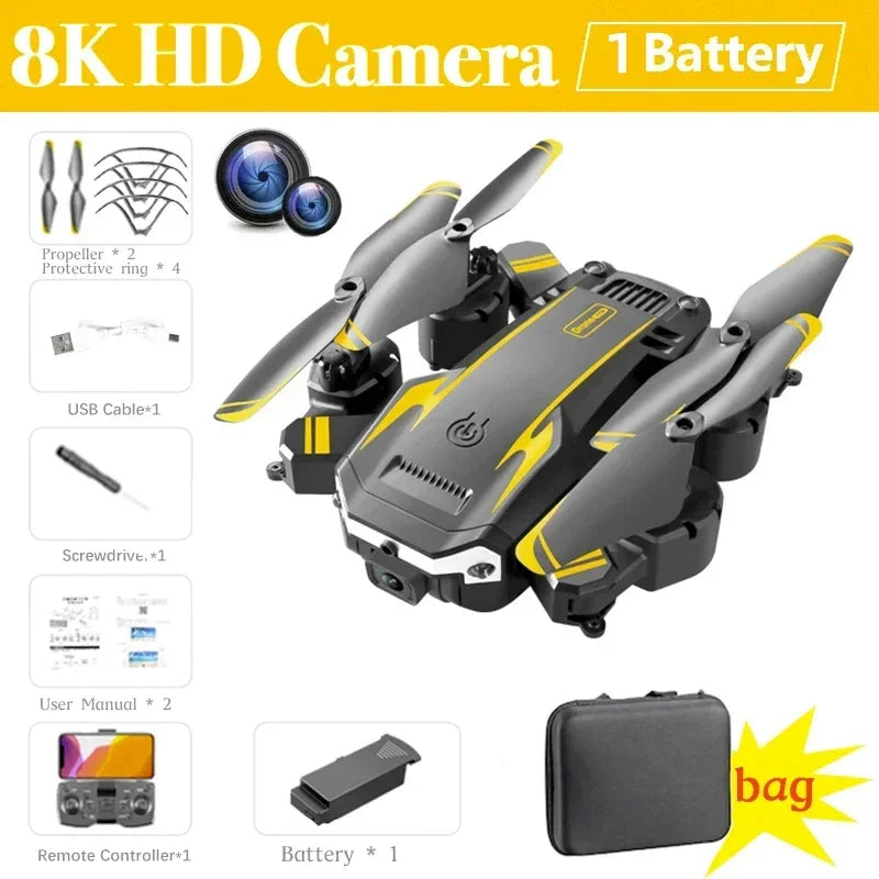 G6 Pro GPS Drone Professionale 8K HD Doppia Fotocamera Fotografia Aerea Onnidirezionale Evitamento Ostacoli Quadrotor RC Distanza 5KM