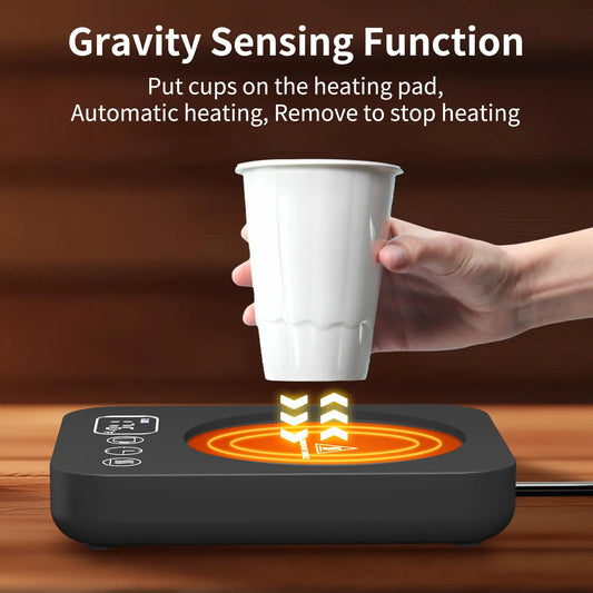220V/ 110V Scalda Tazza Latte Riscaldamento Pad Tazza di caffè Sottobicchieri Smart Electric Beverage Warmer Insulat 3 ingranaggi regolabile ufficio casa