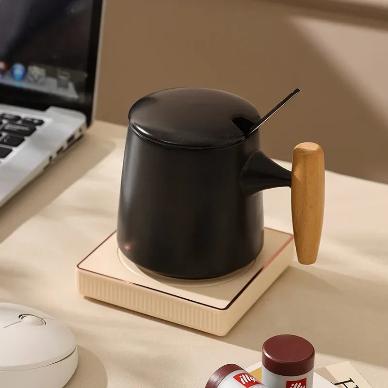 55 gradi temperatura costante riscaldamento coaster usb di ricarica isolamento base inverno caldo e squisito regalo coffe scaldabagno