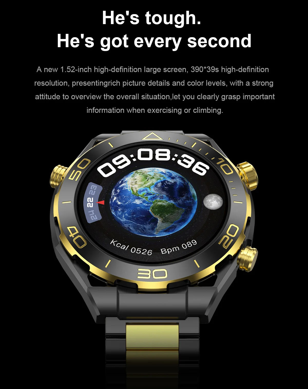 Nuovo smartwatch Z91PROMAX, chiamata Bluetooth, frequenza cardiaca, pressione sanguigna, monitoraggio del sonno per ricordare l'esercizio