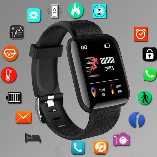Smartwatch Uomini Donne Orologi da polso Smart Watch Messaggio Fitness Monitor Bracciale Regalo di compleanno Orologio elettronico per Xiaomi Huawei