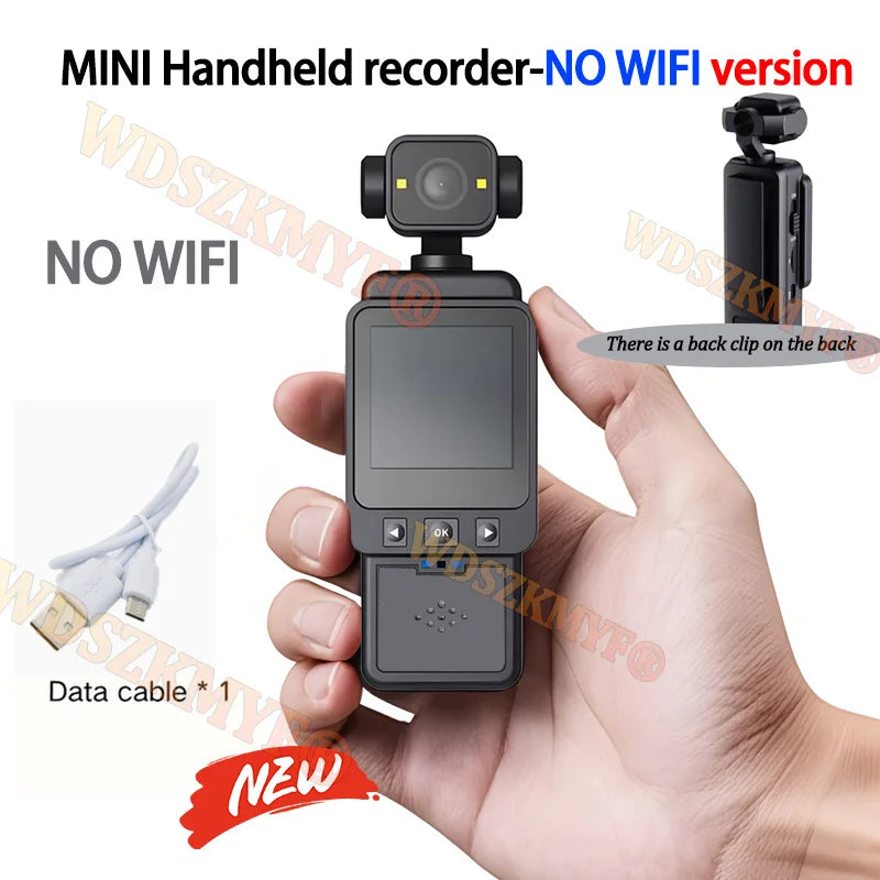 FHD 1080P Wifi Fotocamera Video digitale Outdoor Sports Camera Mini DV Portatile portatile per l'applicazione della legge Registratore a 360 gradi Obiettivo girevole