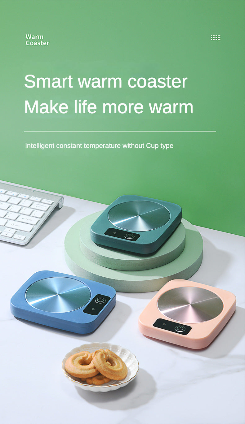 Scalda tazza elettrica Latte Tè Acqua Riscaldamento Pad Caldaia Riscaldatore Stuoia di riscaldamento costante termostatico sottobicchiere a bassa potenza Home Office regalo