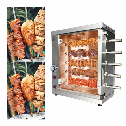 High Capacity Hot Selling Automatic Rotisseries Electric Gas Chicken Grill Rotisserie Roasting Machine Chicken Rotisserie Oven