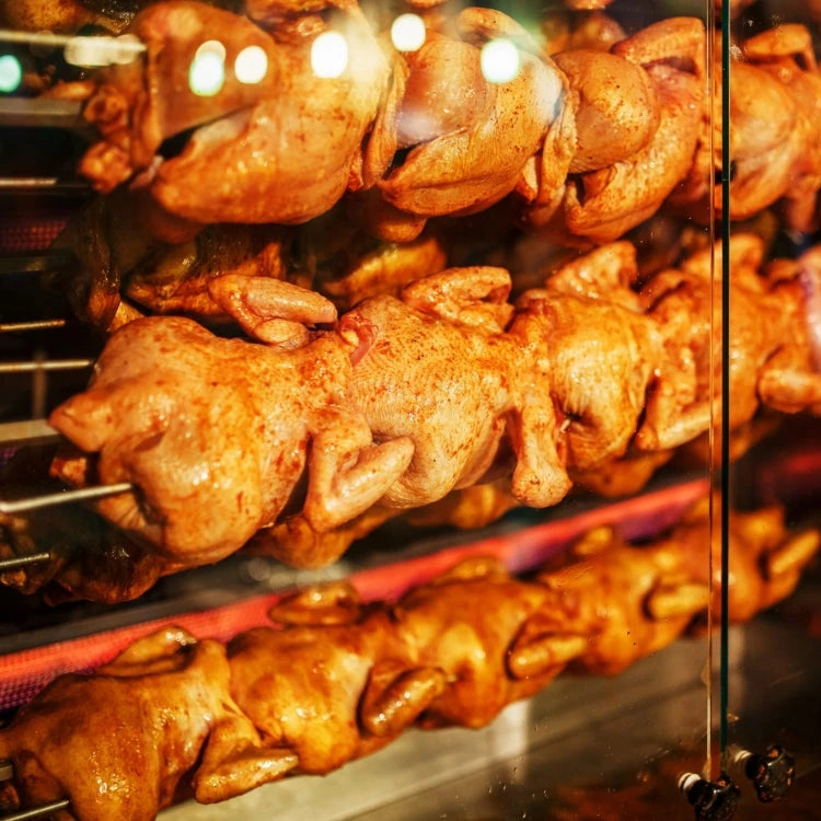 High Capacity Hot Selling Automatic Rotisseries Electric Gas Chicken Grill Rotisserie Roasting Machine Chicken Rotisserie Oven