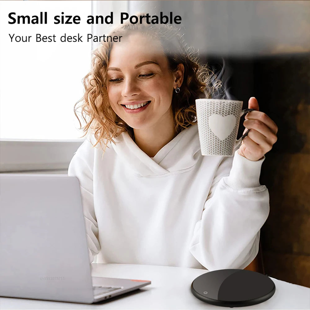 Riscaldatore di tazza USB caffè tazza scaldino elettrico latte tazza di tè riscaldamento sottobicchiere tazza scaldino per l'ufficio a casa USB scrivania tazza scaldino