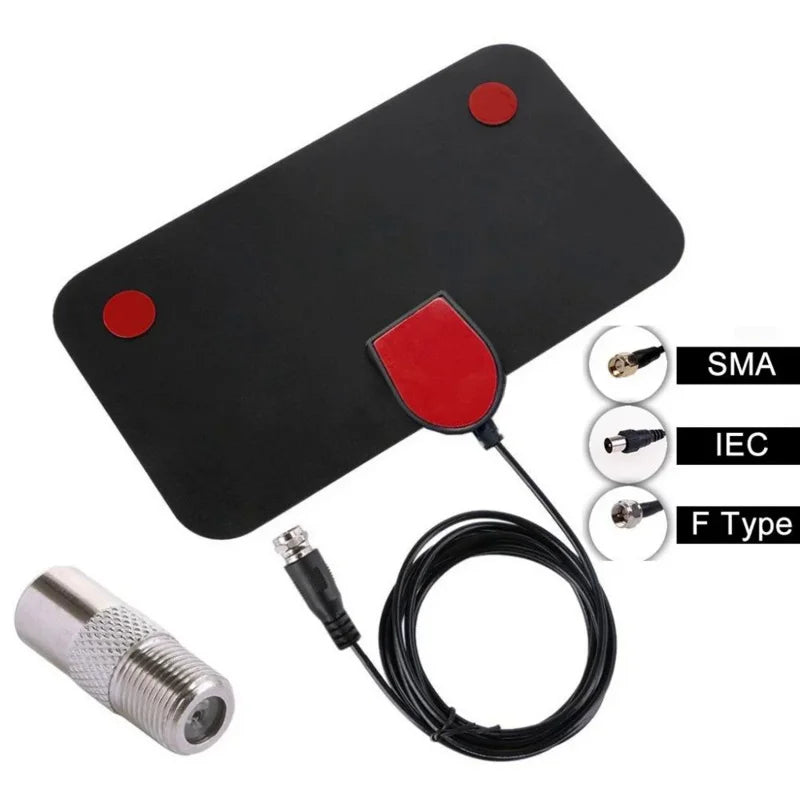 HD Digitale TV Antenna Indoor Amplificato DAB Alto Guadagno 200 Miglia Con Amplificatore Booster VHF/ UHF Risposta rapida Set di antenne per esterni