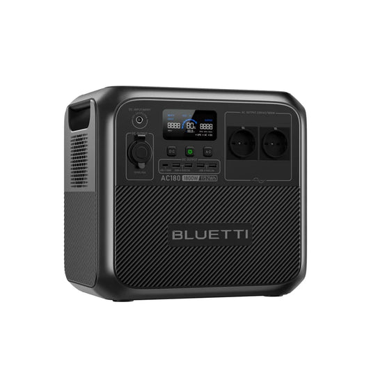 【EU Plug】BLUETTI Portable Power Station AC180 1152Wh LiFePO4 Battery Backup 1800W AC Outlet. for Camping, Off-grid, Power Outage