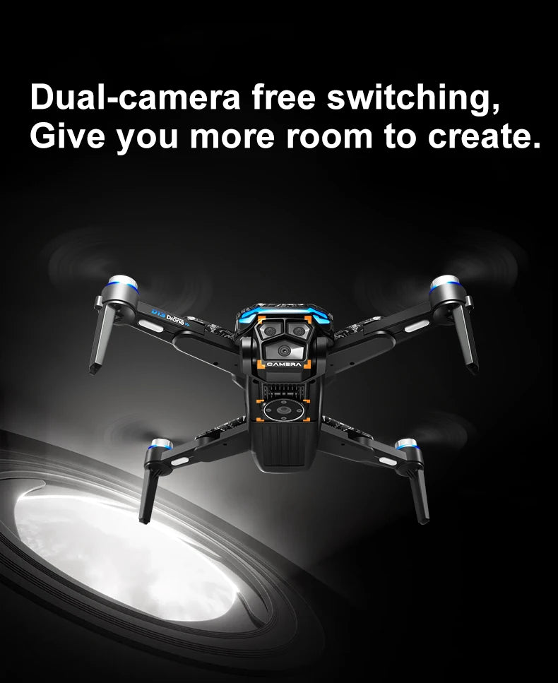 D13 RC Drone Professional 4K Camera con 5G WiFi FPV UAV Schermo Telecomando Brushless Obstacle Avoidance Quadcopter Giocattoli