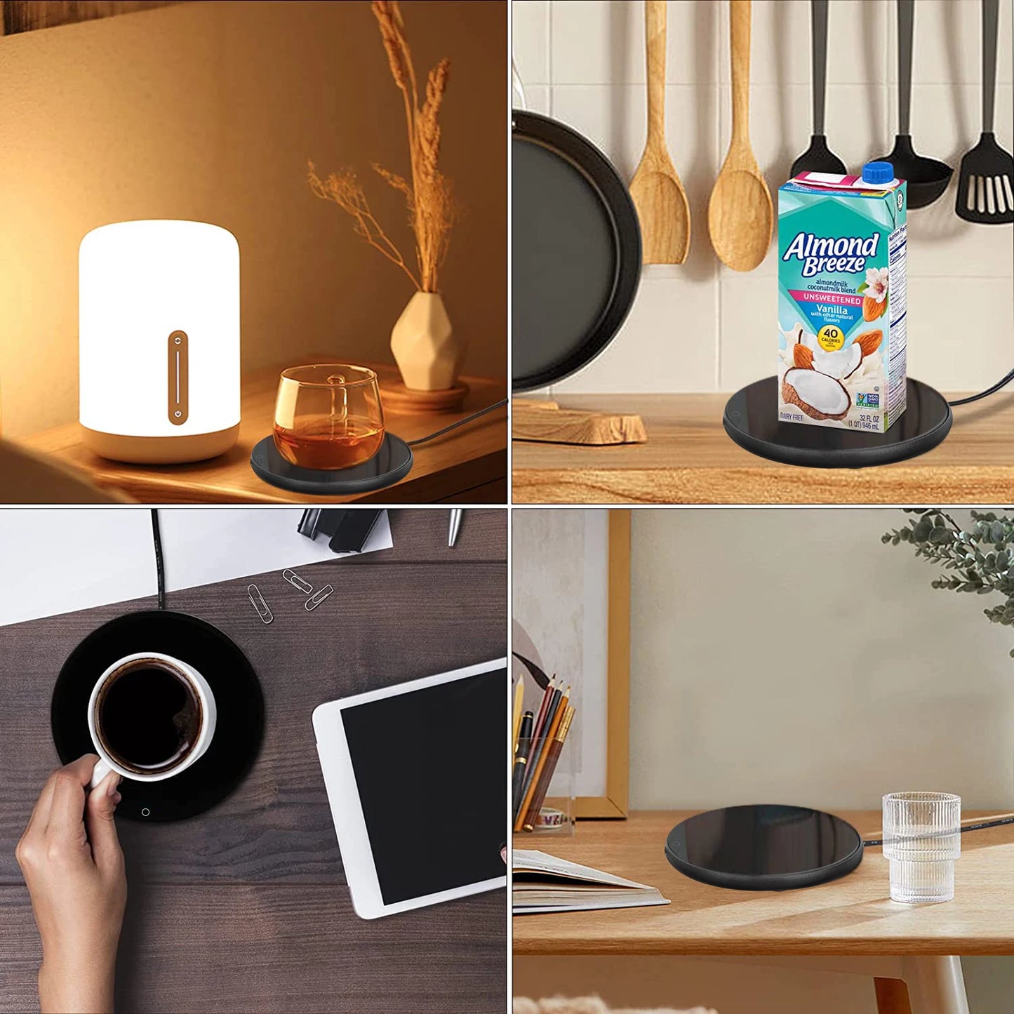 Riscaldatore di tazza USB caffè tazza scaldino elettrico latte tazza di tè riscaldamento sottobicchiere tazza scaldino per l'ufficio a casa USB scrivania tazza scaldino