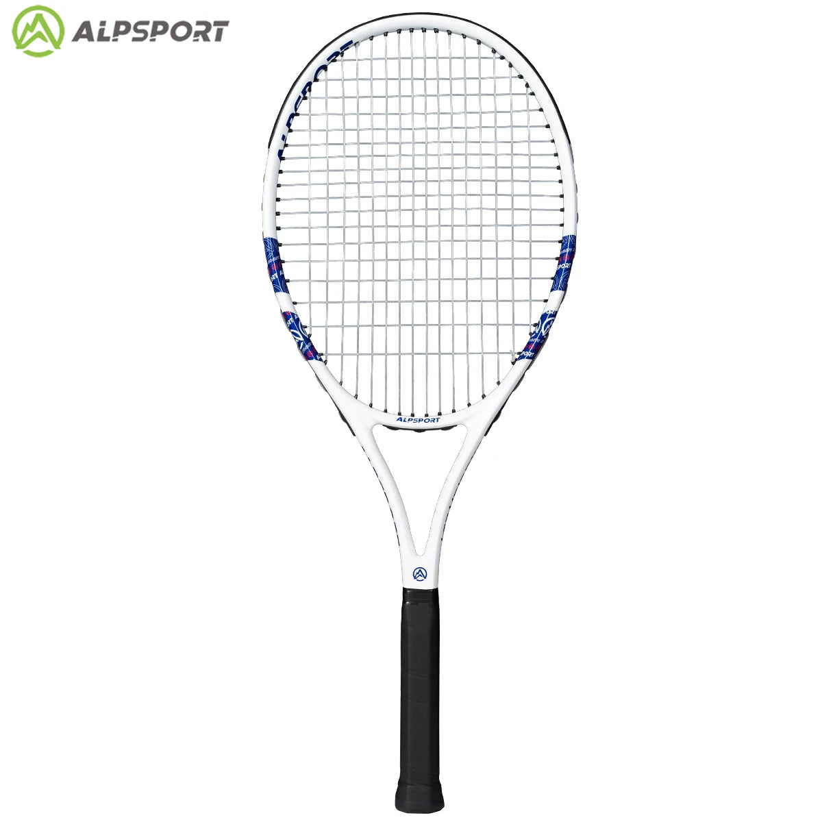 ALPSPORT Racchetta da tennis in fibra di carbonio T800 18K Racchetta professionale con borsa Racchetta da allenamento leggera per adulti Uomini Donne