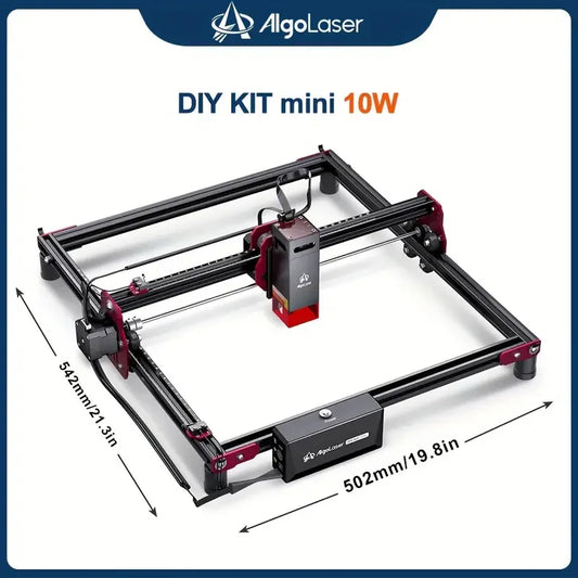 ALGO Laser Engraving Cutting Machine CNC Roller Rotary DIY Printer Graving Tool Powerful Woodworking Metal Wood Leather Acrylic