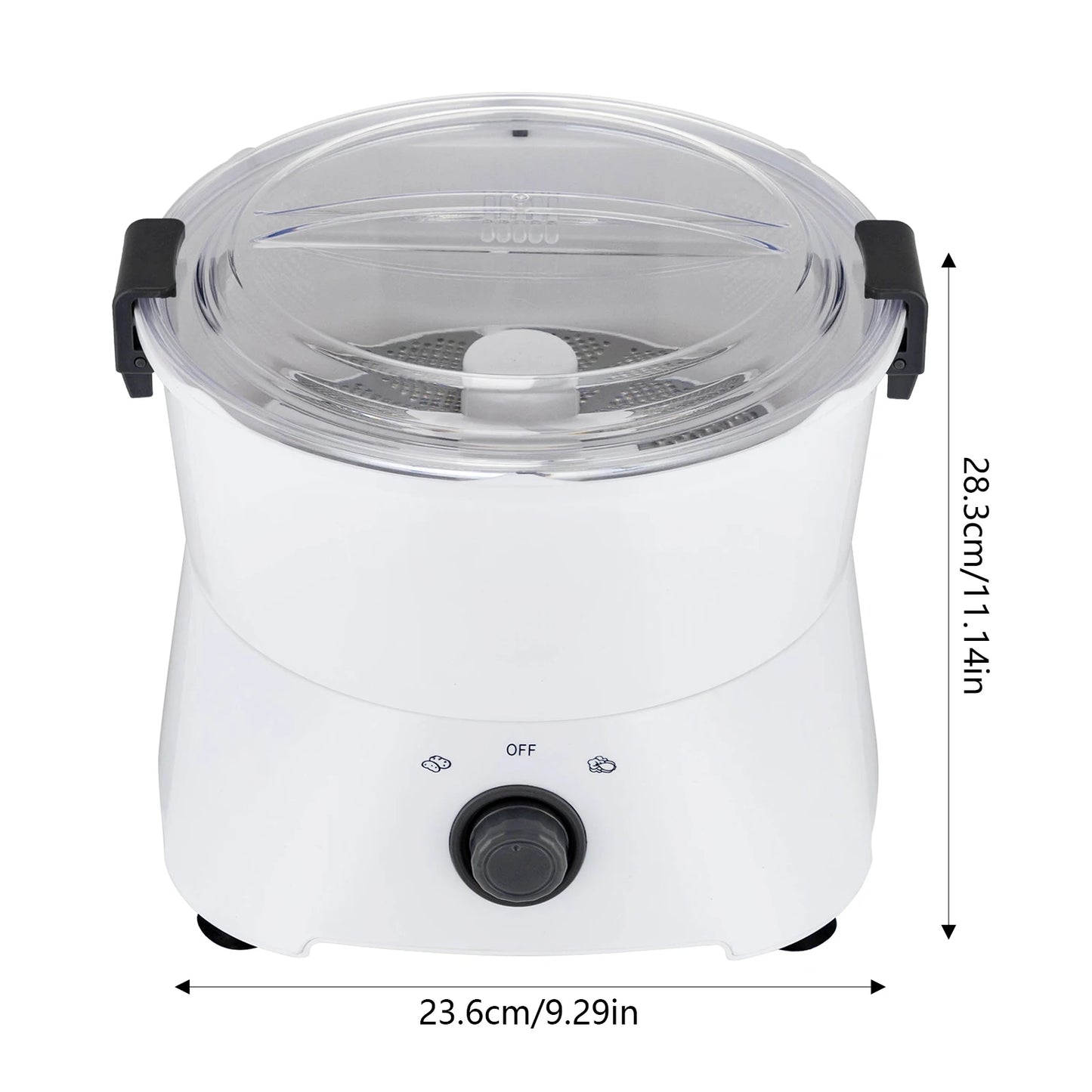 Potato Peeler Electric, Large Capacity Peeler with Stainless Steel Blades for Kitchens Restaurant Fast Food Shops