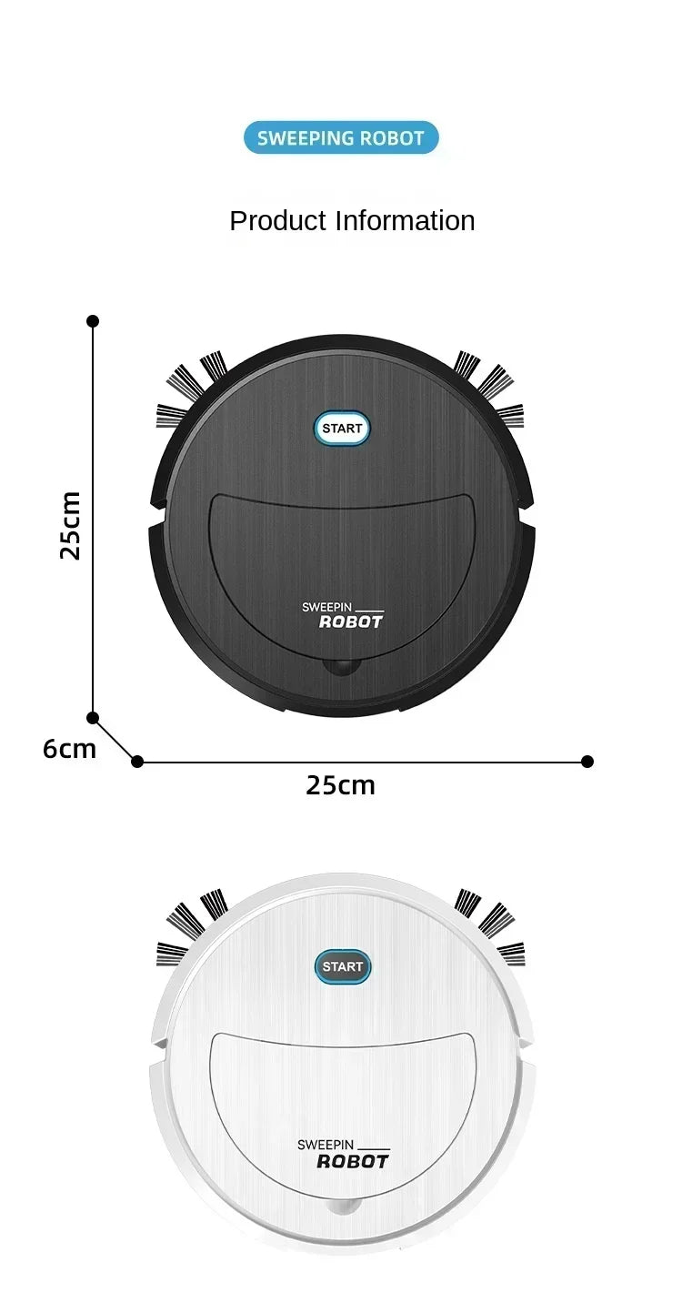 Intelligent Robot Cleaner USB Three in One Sweeping and Mopping Robot Cleaner Kitchen Robots Electric Floor Mop Home Appliance