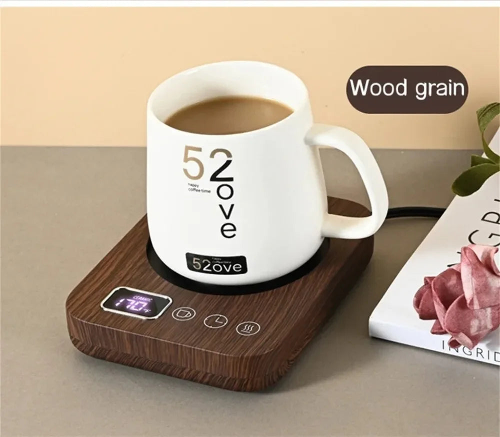 220V/ 110V Scalda Tazza Latte Riscaldamento Pad Tazza di caffè Sottobicchieri Smart Electric Beverage Warmer Insulat 3 ingranaggi regolabile ufficio casa