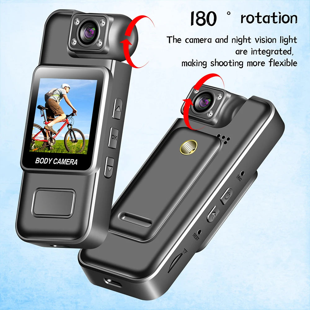 Ultra HD 4K WiFi Mini macchina fotografica portatile Registratore video digitale Polizia BodyCam Visione notturna a infrarossi Sport DV Camcorder 카메라