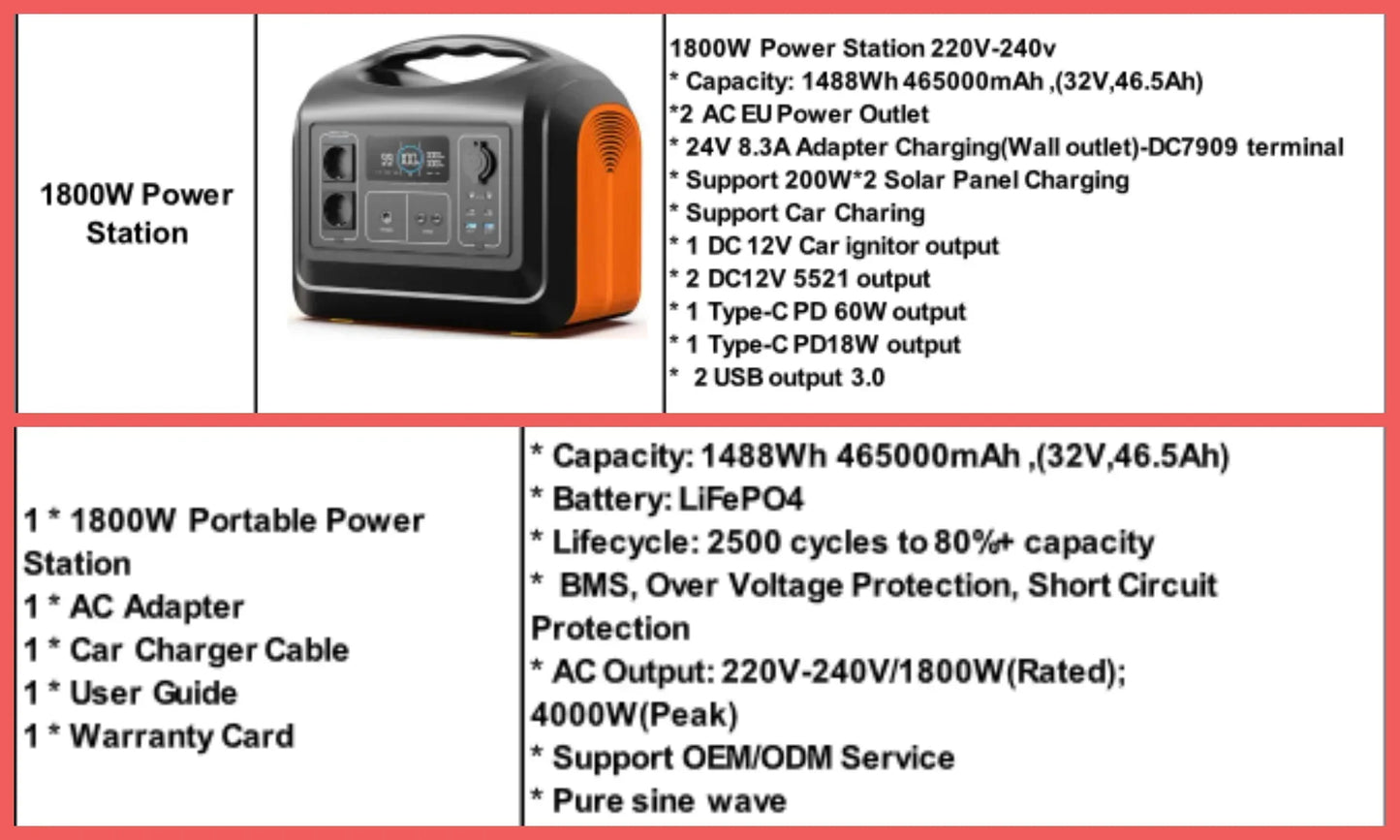 1200w charge backup powerstation lifepo4 battery energy system supply portable solar generator panel sets power station 1000w