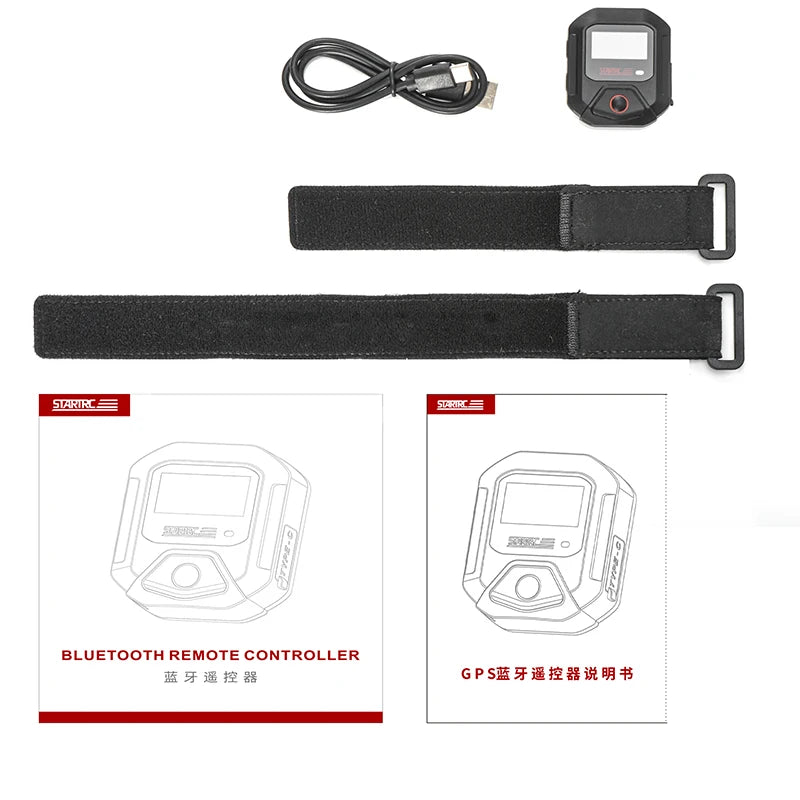 Telecomando Bluetooth GPS Action 5 Pro per DJI Action 4 Accessori per fotocamere sportive Orologio da polso con telecomando wireless da 25 m