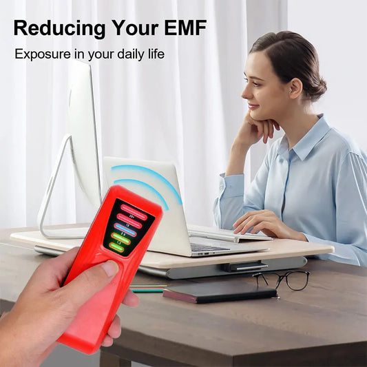 EMF Meter Rilevatore elettrico EMF con luce a LED Attrezzatura per indagini paranormali Alta precisione per la costruzione industriale
