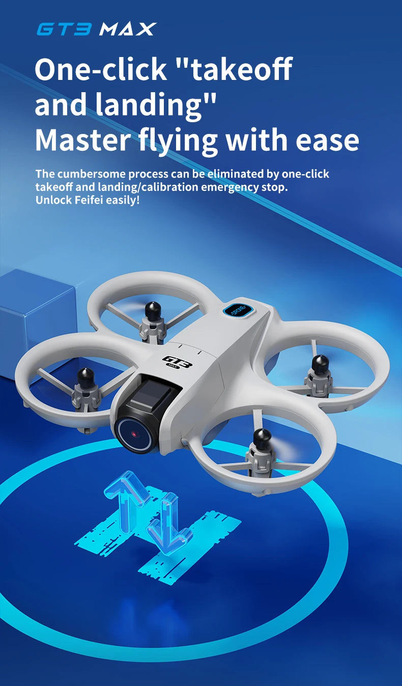 - 180° Doppie telecamere 5G WIFI Motori brushless Anti-ostacolo FPV Quadricottero pieghevole