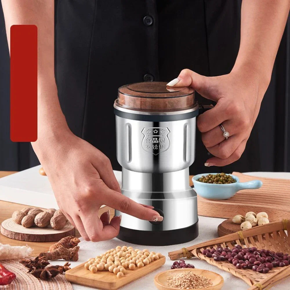 Houselin smerigliatrice elettrica del chicco di caffè, 300W potente smerigliatrice delle spezie, smerigliatrice della famiglia per le erbe, noci, grani