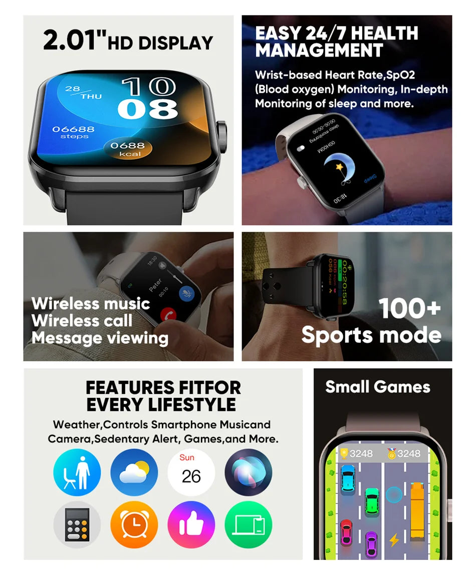 New Series 5 Watch5 Uomini Smart Watch Pressione sanguigna Ossigeno del sangue Frequenza cardiaca AI Voce Bluetooth Chiamata Donne SmartWatch per Xiaomi