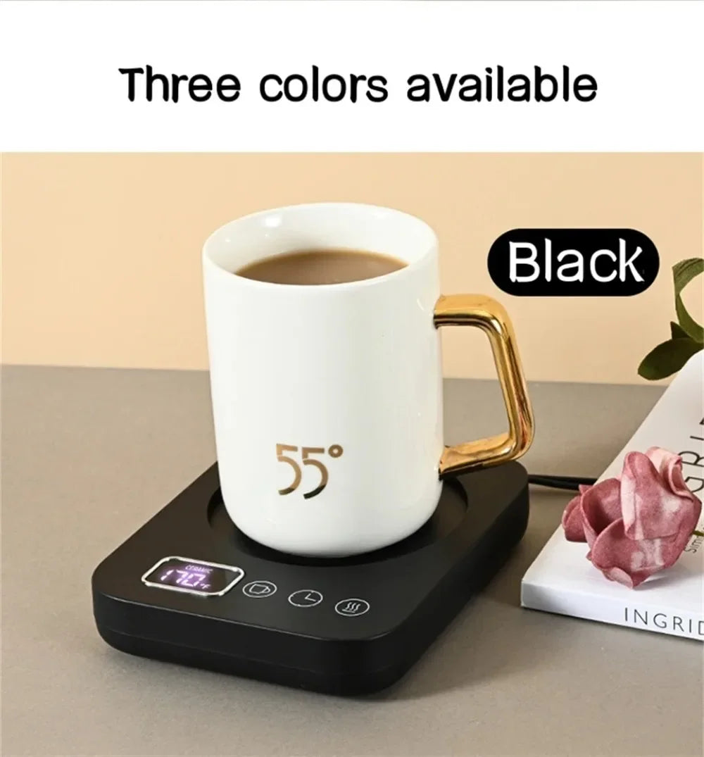 220V/ 110V Scalda Tazza Latte Riscaldamento Pad Tazza di caffè Sottobicchieri Smart Electric Beverage Warmer Insulat 3 ingranaggi regolabile ufficio casa