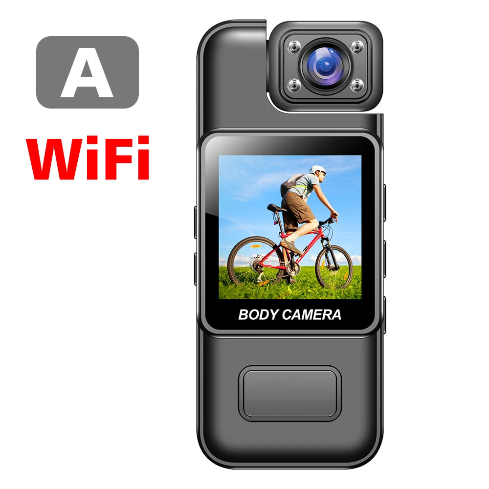 Ultra HD 4K WiFi Mini macchina fotografica portatile Registratore video digitale Polizia BodyCam Visione notturna a infrarossi Sport DV Camcorder 카메라