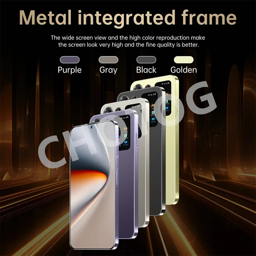 S+ 25 Versione ultra globale originale 7.3HD telefoni cellulari 4G 5G dual sim card cellulare android 14 smartphone 7800mAh cellulare
