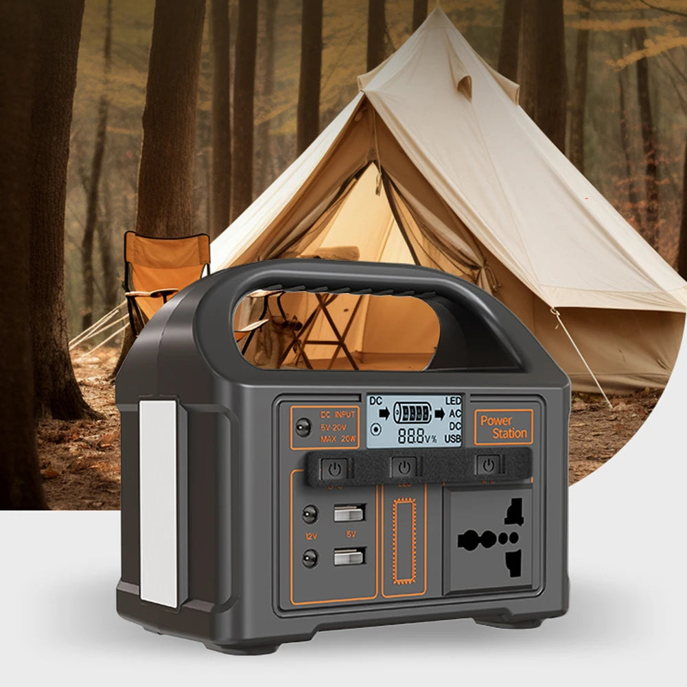 100W portatile Solar Power Station 110 V/ 220 V generatore di energia 24000mAh all'aperto Camping Power Bank Display a LED per avventura di viaggio