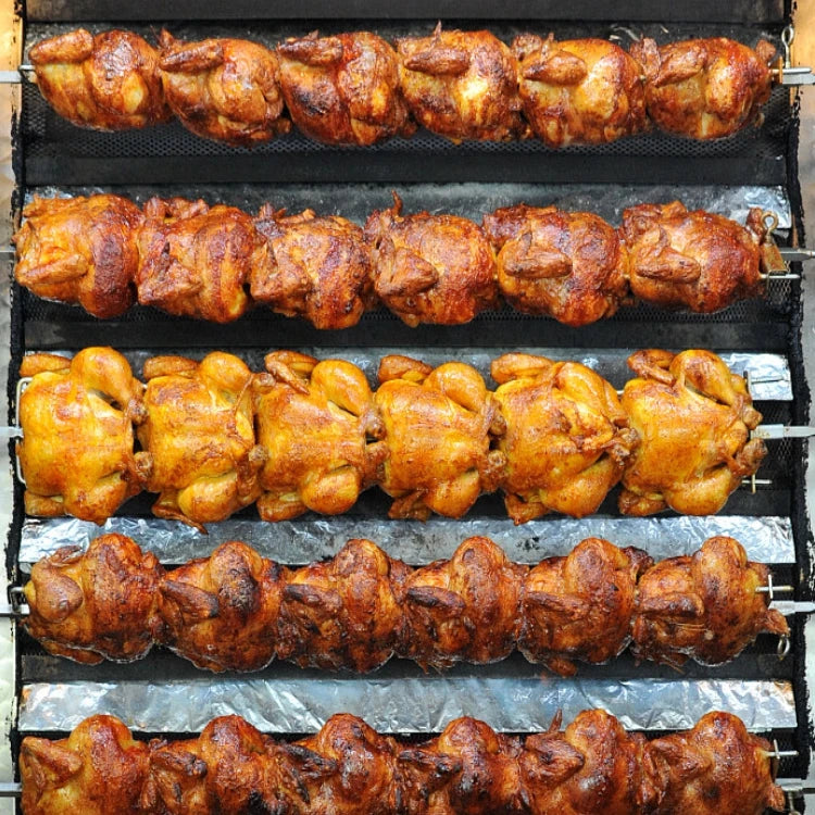High Capacity Hot Selling Automatic Rotisseries Electric Gas Chicken Grill Rotisserie Roasting Machine Chicken Rotisserie Oven