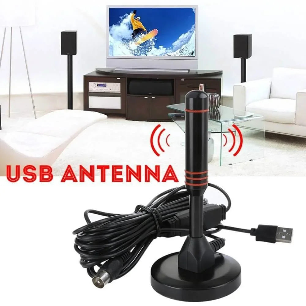 HD Digitale TV Antenna Indoor Amplificato DAB Alto Guadagno 200 Miglia Con Amplificatore Booster VHF/ UHF Risposta rapida Set di antenne per esterni