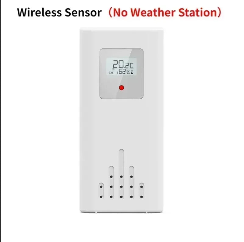 Stazione di Previsione del Tempo Schermo a Colori Digitale Termometro Igrometro Indoor Outdoor Temperatura Misuratore di umidità