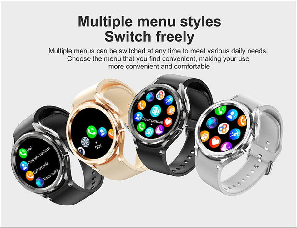 2025 Nuovo per Samsung Galaxy Watch 6 Smartwatch AMOLED sempre sul display Bluetooth Chiamata GPS NFC Smart Watch Uomini Android IOS