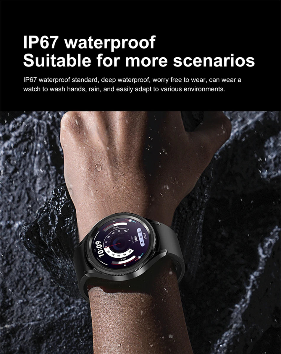 2025 Nuovo per Samsung Galaxy Watch 6 Smartwatch AMOLED sempre sul display Bluetooth Chiamata GPS NFC Smart Watch Uomini Android IOS