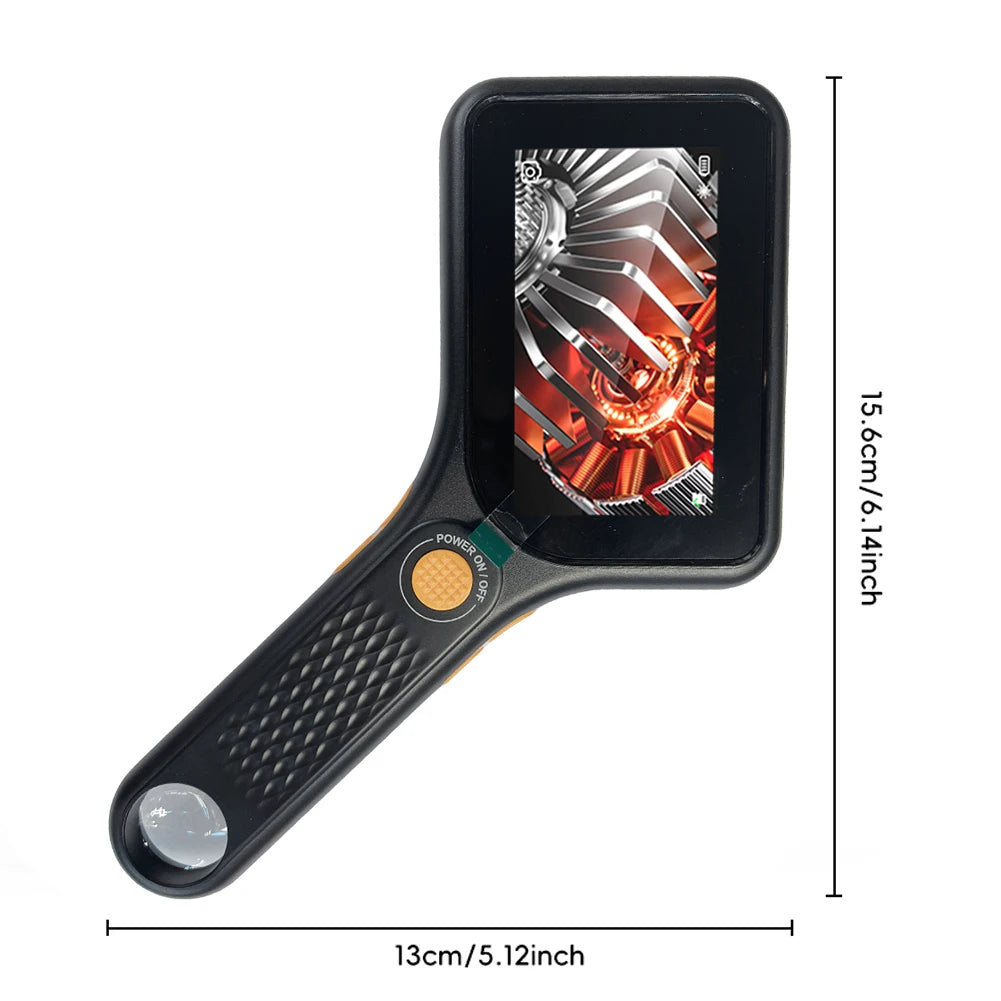 MICROSCOPIO PORTATILE 500X HD r 2 pollici IPS schermo portatile microscopio fotocamera con 8 LED luce