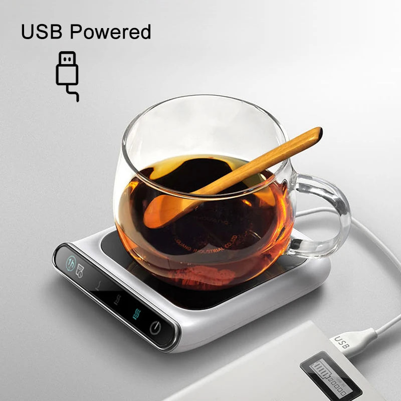 RISCALDA TAZZE E BICCHIERI Riscaldamento Coaster 3 ingranaggi 100 o C latte tè scaldabagni tazza di acqua per l'ufficio a casa scrivania riscaldamento pad