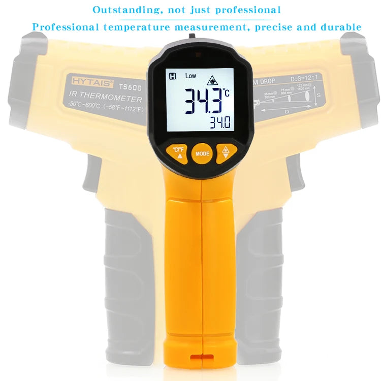 TS380 Termometro a infrarossi senza contatto HYTAIS Misuratore di temperatura elettronico portatile industriale ad alta precisione TS600