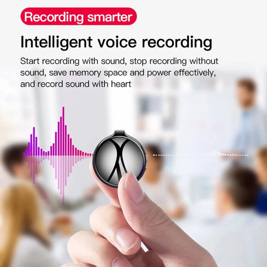 Ciondolo Mini Registratore Vocale 4-32GB Rumore Ridurre il Suono Registrare Attivato Piccolo Dittafono Ascolto Dispositivo Professionale Supporto OTG