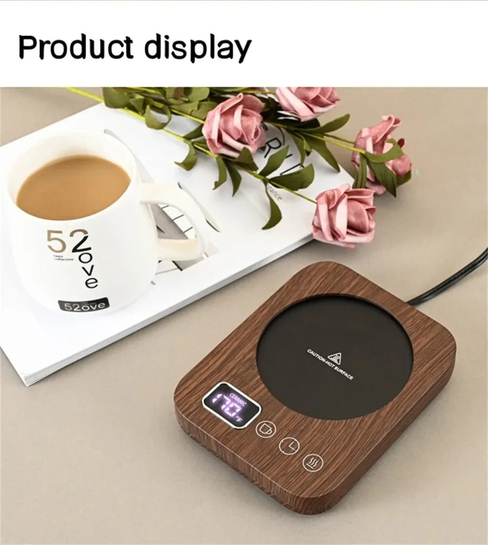 220V/ 110V Scalda Tazza Latte Riscaldamento Pad Tazza di caffè Sottobicchieri Smart Electric Beverage Warmer Insulat 3 ingranaggi regolabile ufficio casa