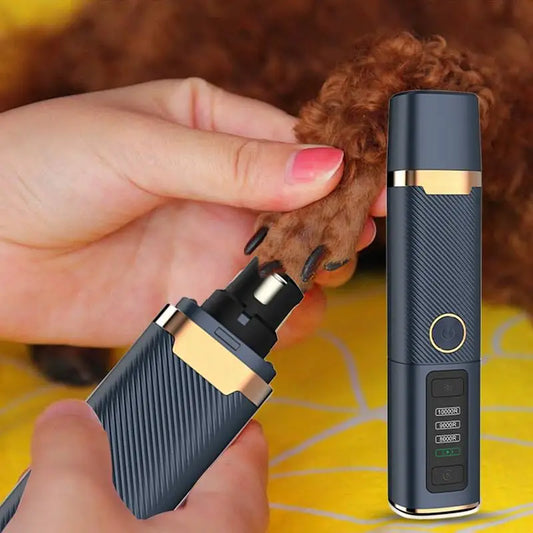 Tagliaunghie elettrico ricaricabile per cani, tagliaunghie elettrico ricaricabile per zampe, articoli per la toelettatura degli animali domestici, tagliaunghie per cani di piccola e media taglia