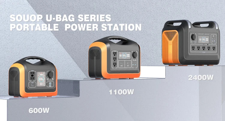 1200w Charge Backup Powerstation Lifepo4 Battery Energy System Supply Portable Solar Generator Panel Sets Power Station 1000w