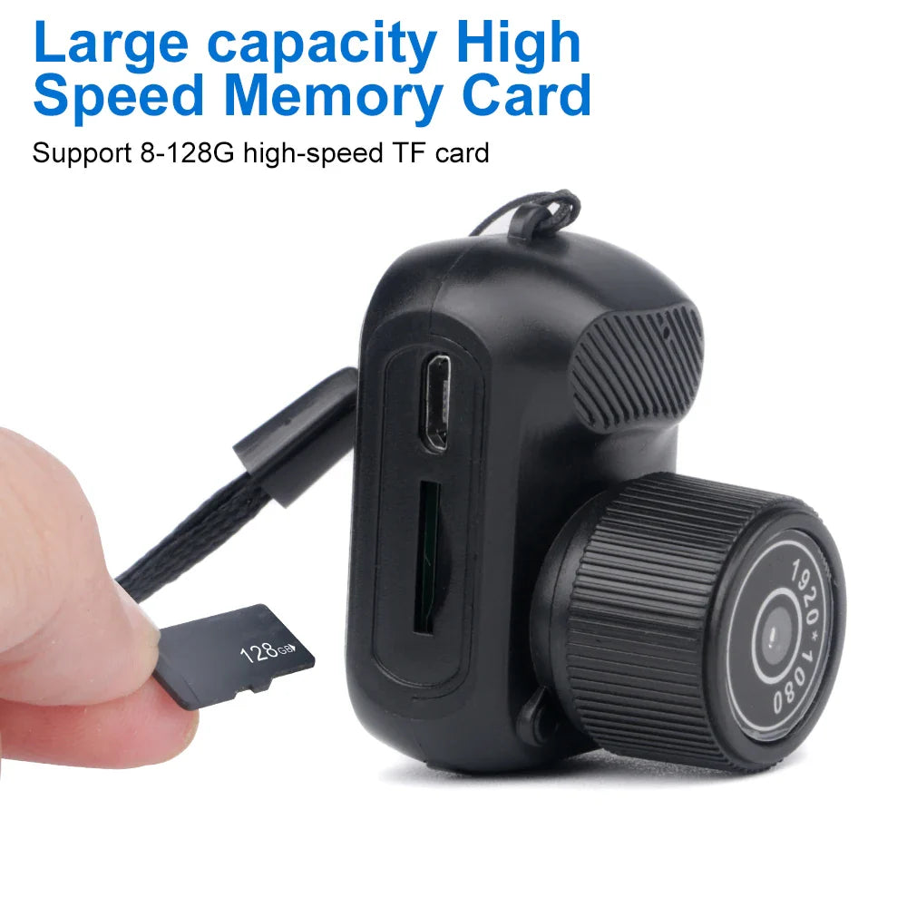 Mini fotocamera con schermo da 0,96 pollici CMOS Home Indoor Outdoor 1080P Sports Portable Vintage Video Recorder Supporto TF Card Y3000
