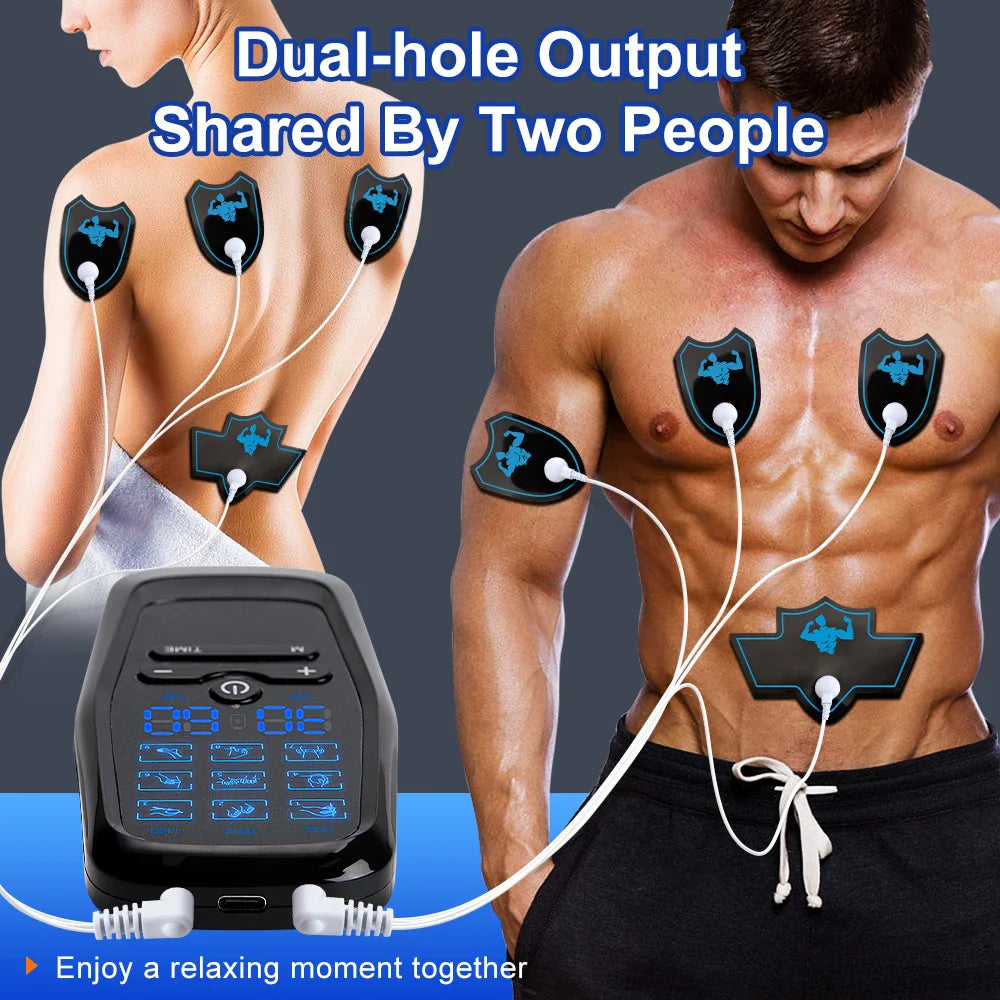 EEMS Eletric Stimolazione muscolare USB Fisioterapia Decine di unità Pulse Impulse Mini Massager per tutto il corpo Macchina dimagrante