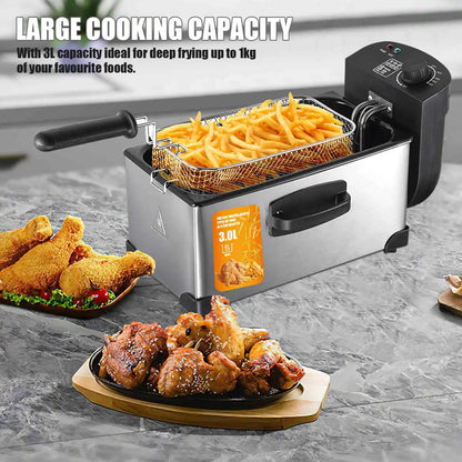 Oil Fryer House Electric Fryer Commercial Deep-fried double ticks French Fries Machine stand Fryer Constant Temperature