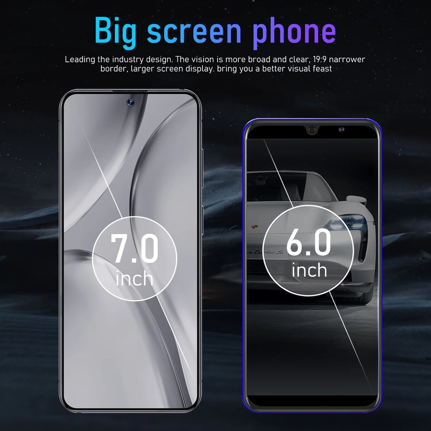 New Smartphone Ultra  7.0 inch, 16GB+1TB, Global Edition, 7000mAh, 4G/5G Networks, 48MP+72MP, Android 13 Fast Shipping