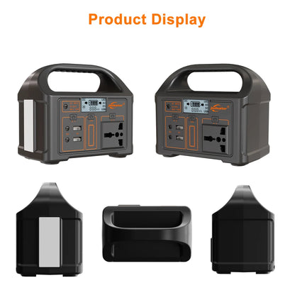 jsdsolar 100W 300W 500W Portable Power Station Pure Sine Wave Solar Generator 110V/220V UPS Camping Charging Station Power Bank