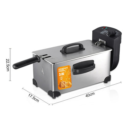 Oil Fryer House Electric Fryer Commercial Deep-fried double ticks French Fries Machine stand Fryer Constant Temperature